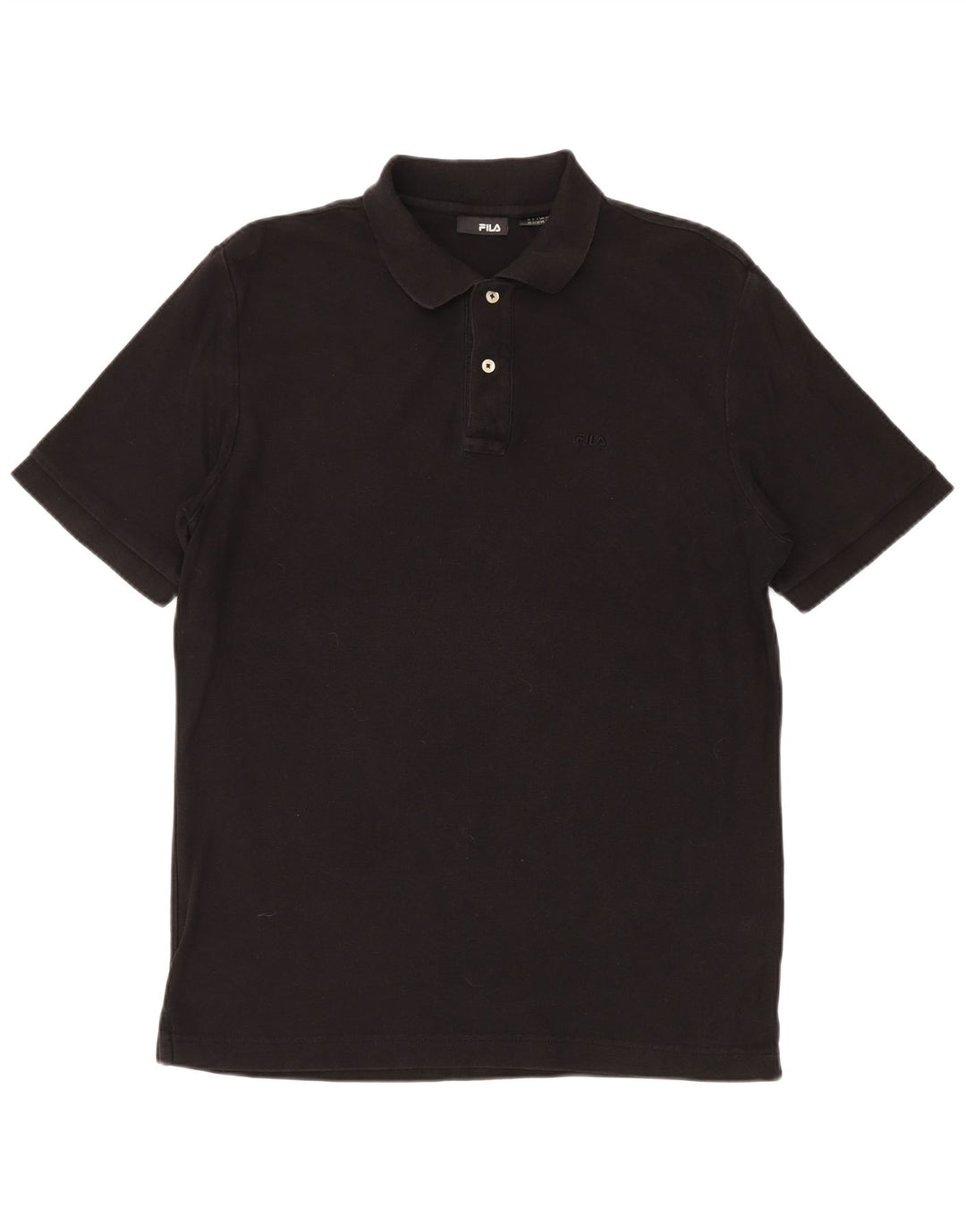 FILA Poloshirt til mænd Medium Sort Bomuld