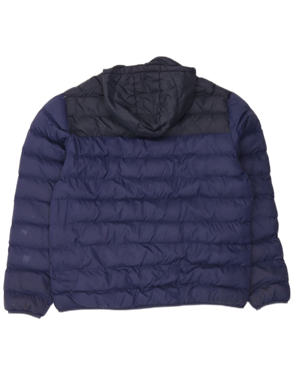 Mountain Warehouse Herre hættepolstret jakke UK 44 2XL marineblå polyamid