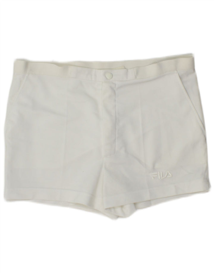FILA Chino Shorts til mænd IT 50 Large W34 White Polyester