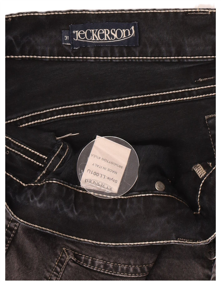 Jeckerson Straight Jeans til mænd W31 L30 Grå bomuld