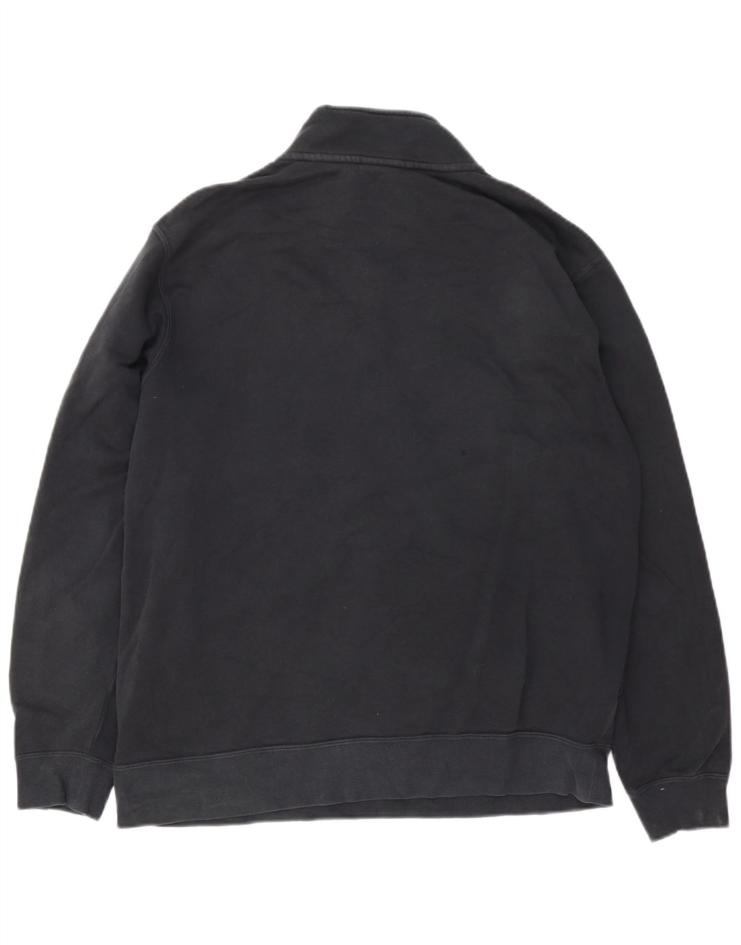 Nike Sweatshirt med lynlås til mænd, stor sort bomuld