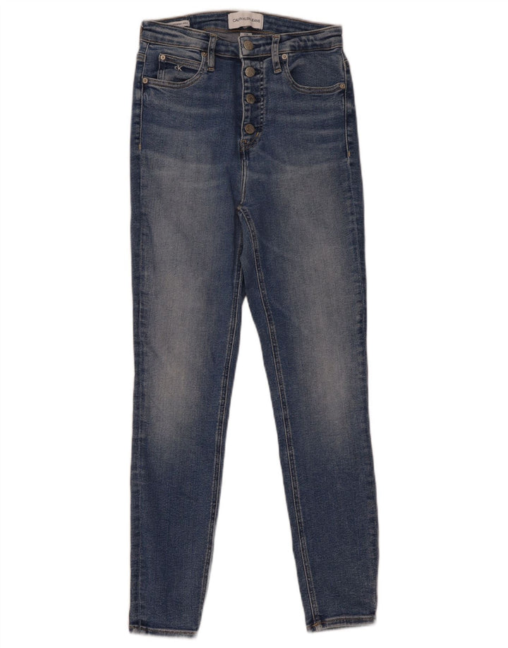 CALVIN KLEIN Dame Skinny Jeans W29 L28 Blå