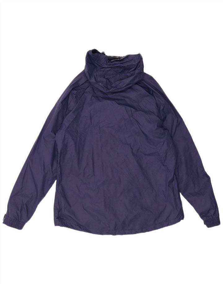 Mountain Warehouse Dame Regnjakke med hætte UK 16 Stor marineblå nylon