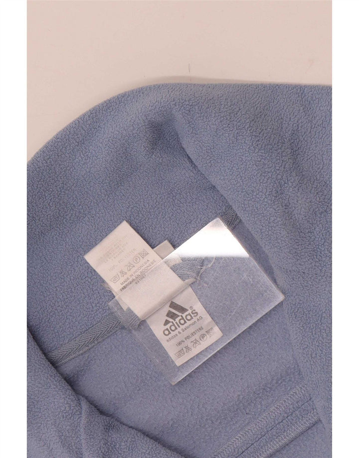 Adidas Dame Fleecejakke UK 18 XL Blå Polyester
