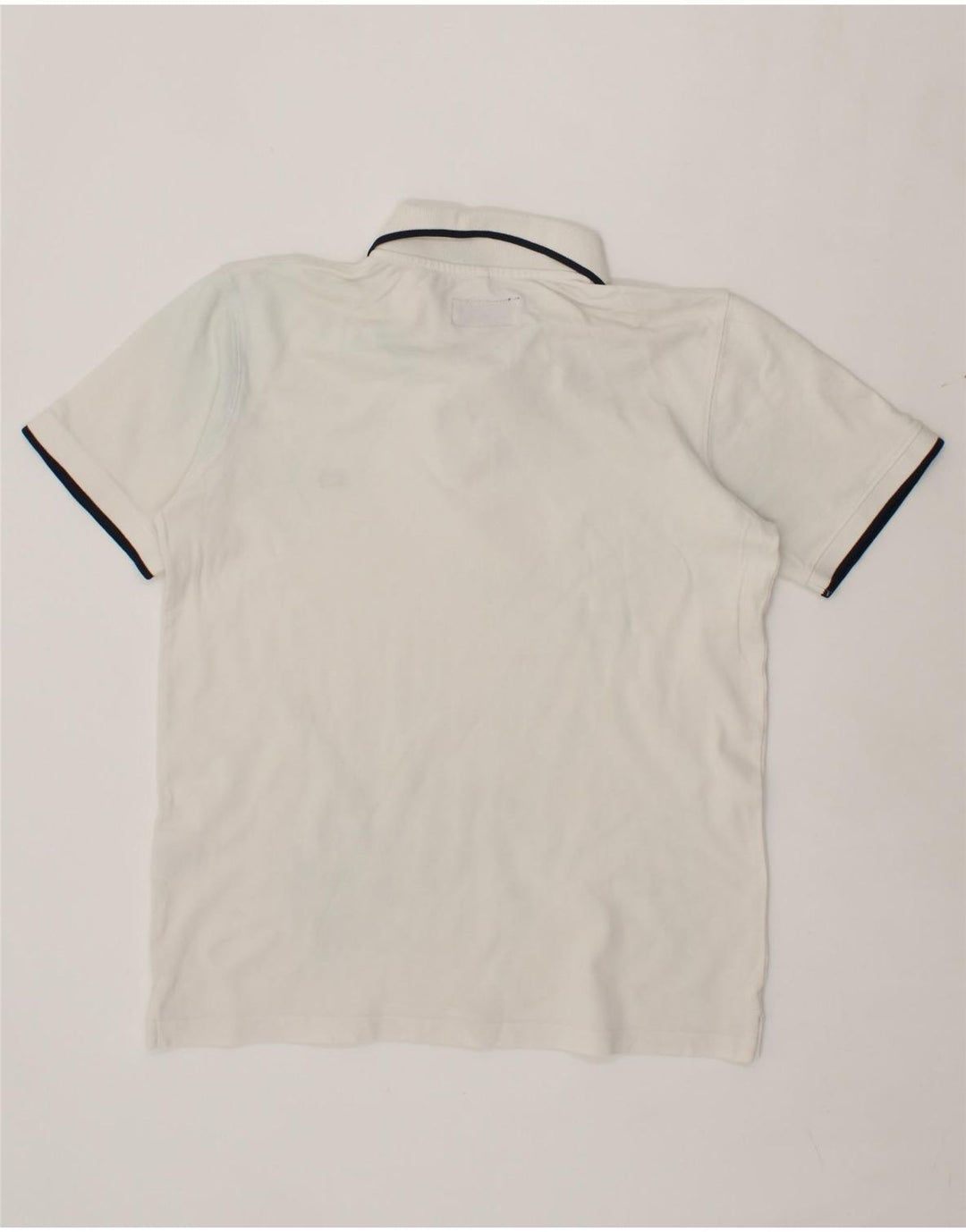 CARRERA Mens Polo Shirt Large White Cotton Vintage Carrera and Second-Hand Carrera from Messina Hembry 