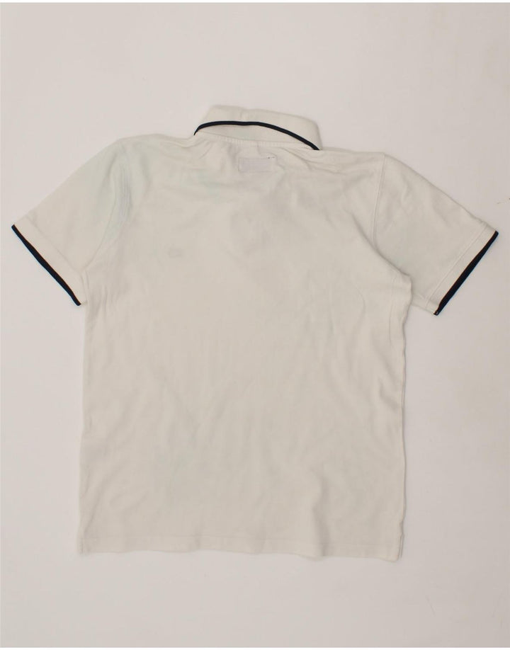CARRERA Mens Polo Shirt Large White Cotton Vintage Carrera and Second-Hand Carrera from Messina Hembry 