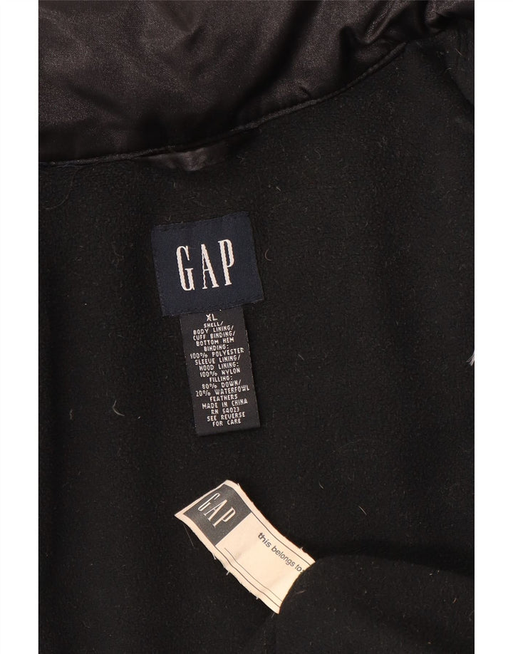 Gap Polstret Damejakke UK 18 XL Sort Polyester