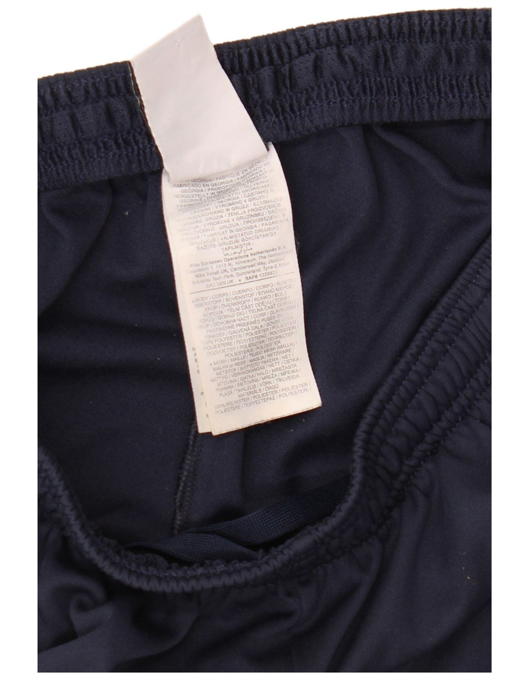 Nike Herre Dri Fit træningsdragt Bukser Large Navy Blue Polyester