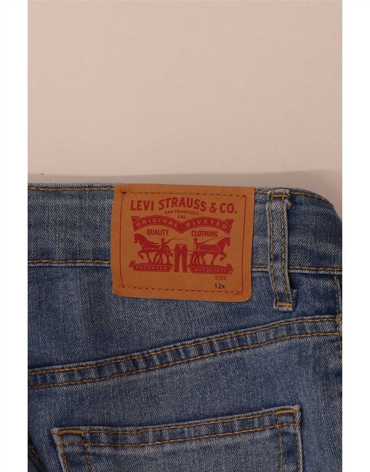 Levi's Boys 511 Distressed Slim Jeans 11-12 år W26 L29 Blå