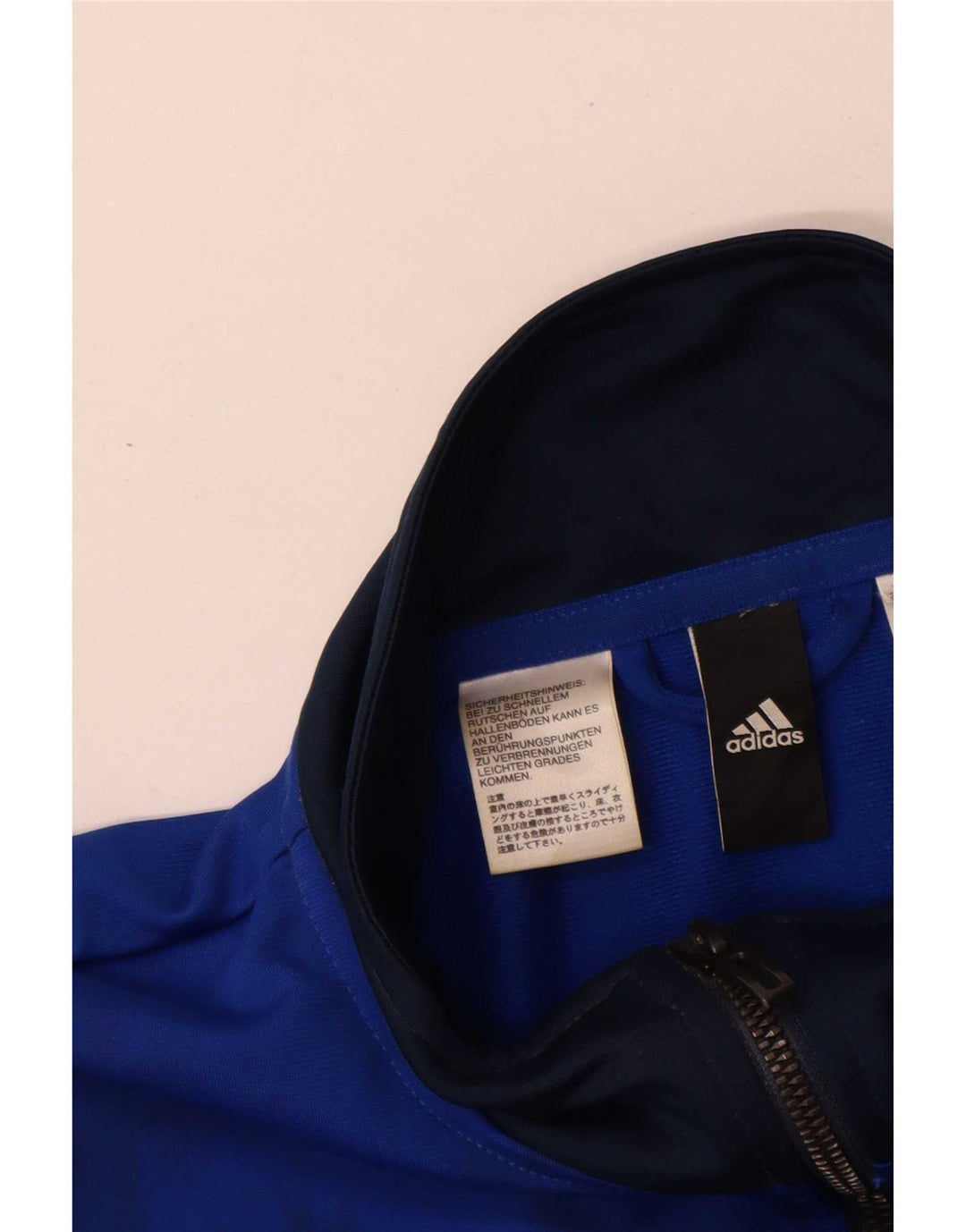 Adidas Træningsdragt til mænd, topjakke, stor marineblå farveblok