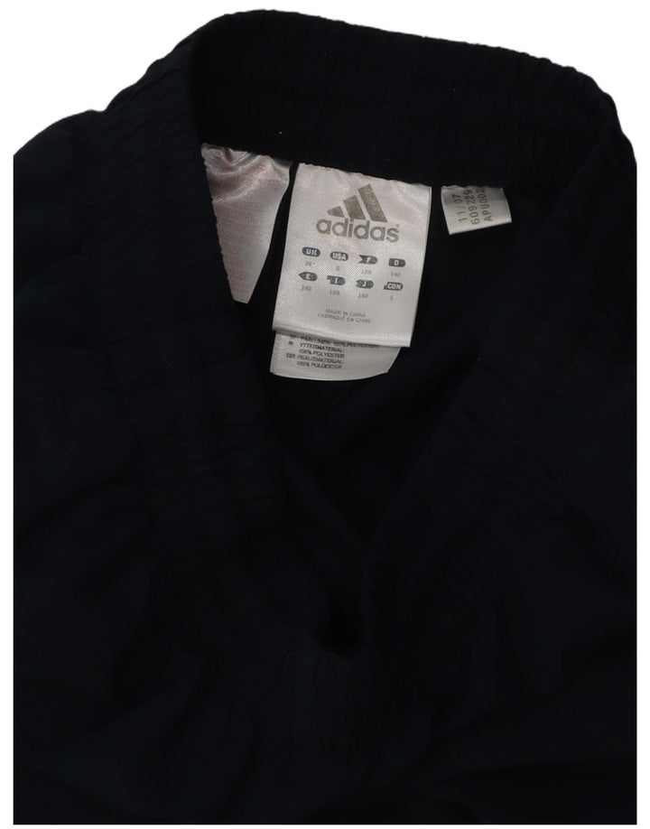 Adidas pigetræningsbukser 9-10 år marineblå polyester