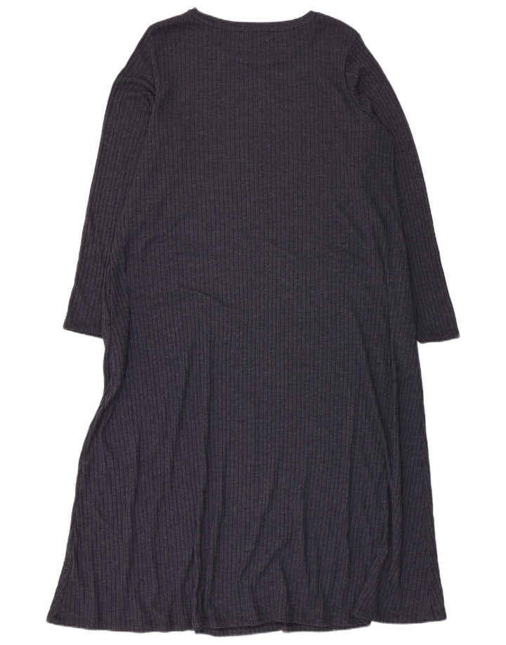 Marks & Spencer Dame Jumper Dress UK 18 XL Navy Blue Polyester