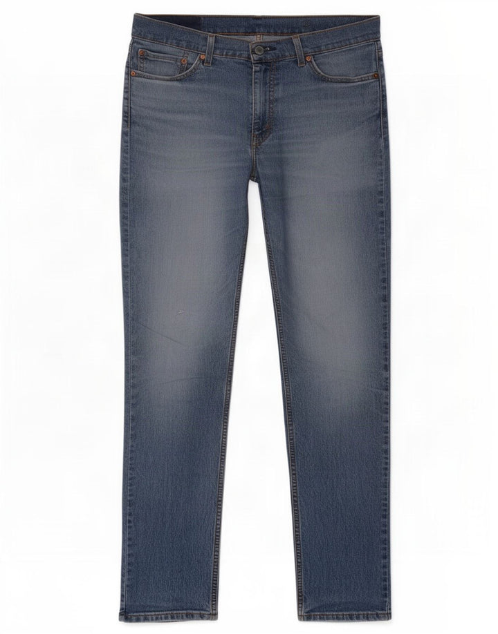 Levi's Herre 511 Slim Jeans W33 L34 Blå Bomuld