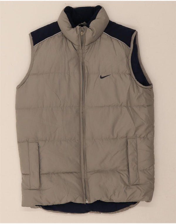 Nike Boys Polstret Gilet 10-11 år Medium Grey Colourblock Polyester