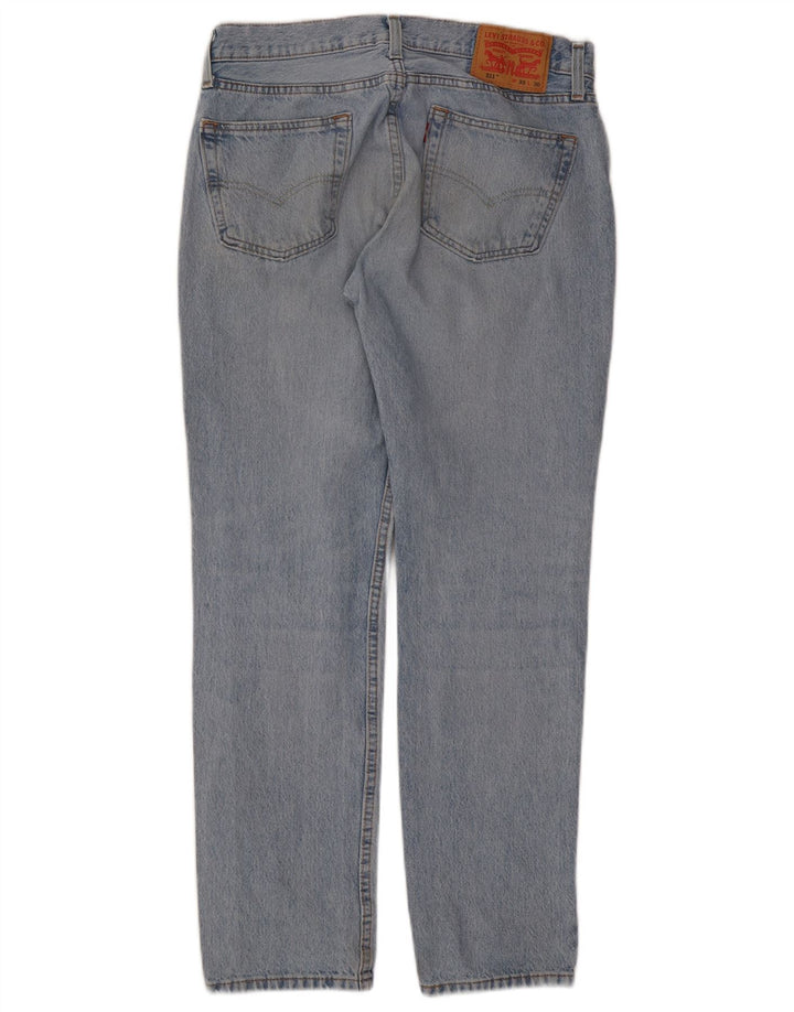 Levi's Herre 511 Slim Jeans W33 L30 Blå Bomuld