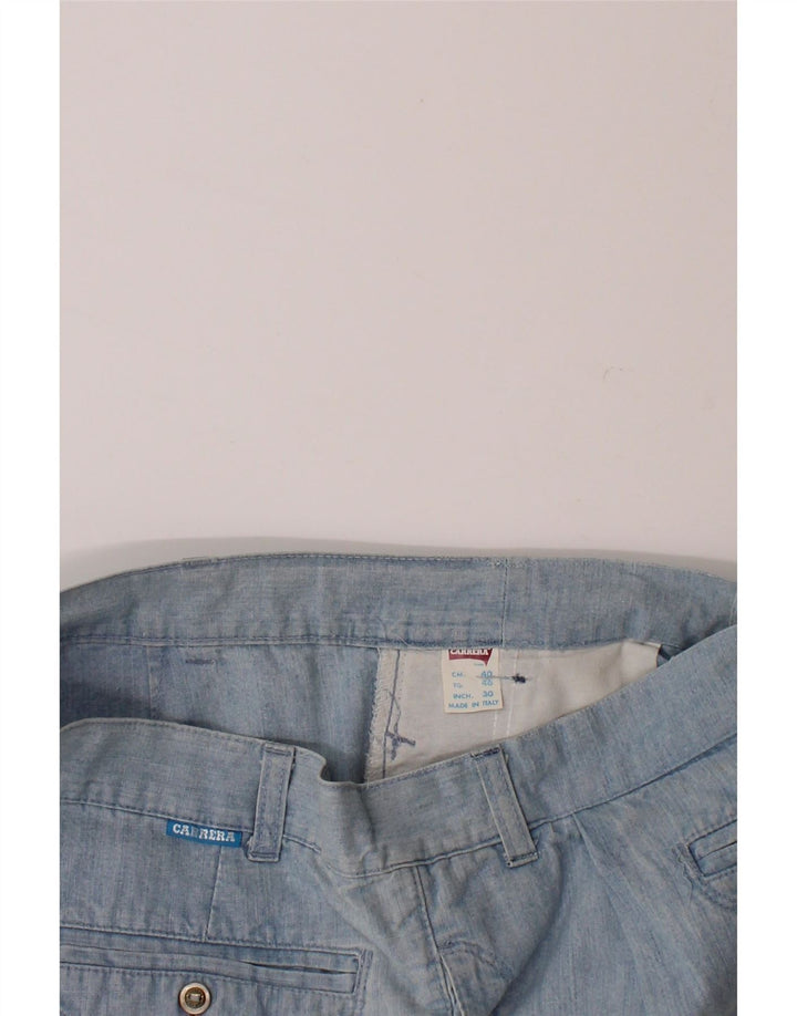 CARRERA Mens Tapered Casual Trousers W30 L28 Blue Vintage Carrera and Second-Hand Carrera from Messina Hembry 