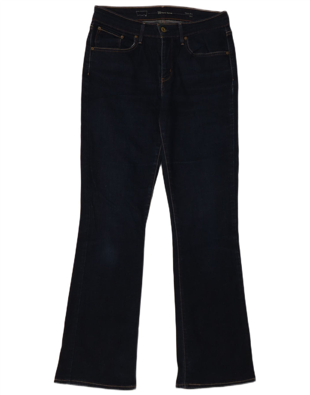 LEVI'S Dame Demi Curve Classic Rise Bootcut Jeans W30 L32 Marineblå