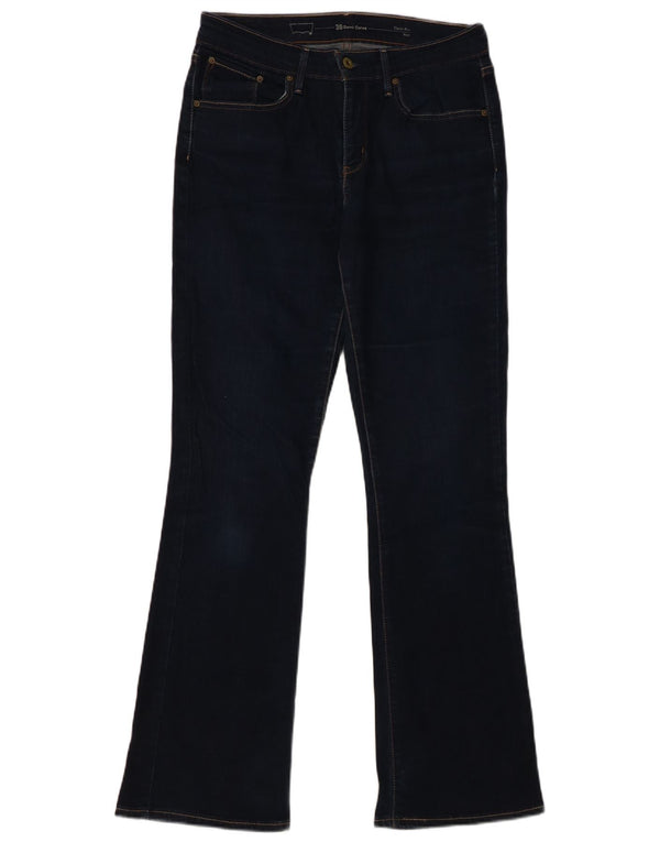 LEVI'S Womens Demi Curve Classic Rise Bootcut Jeans W30 L32 Navy Blue