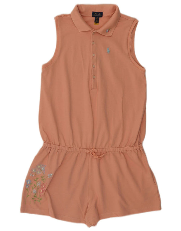 Polo Ralph Lauren Pige Ærmeløs Playsuit 15-16 år XL Pink Floral