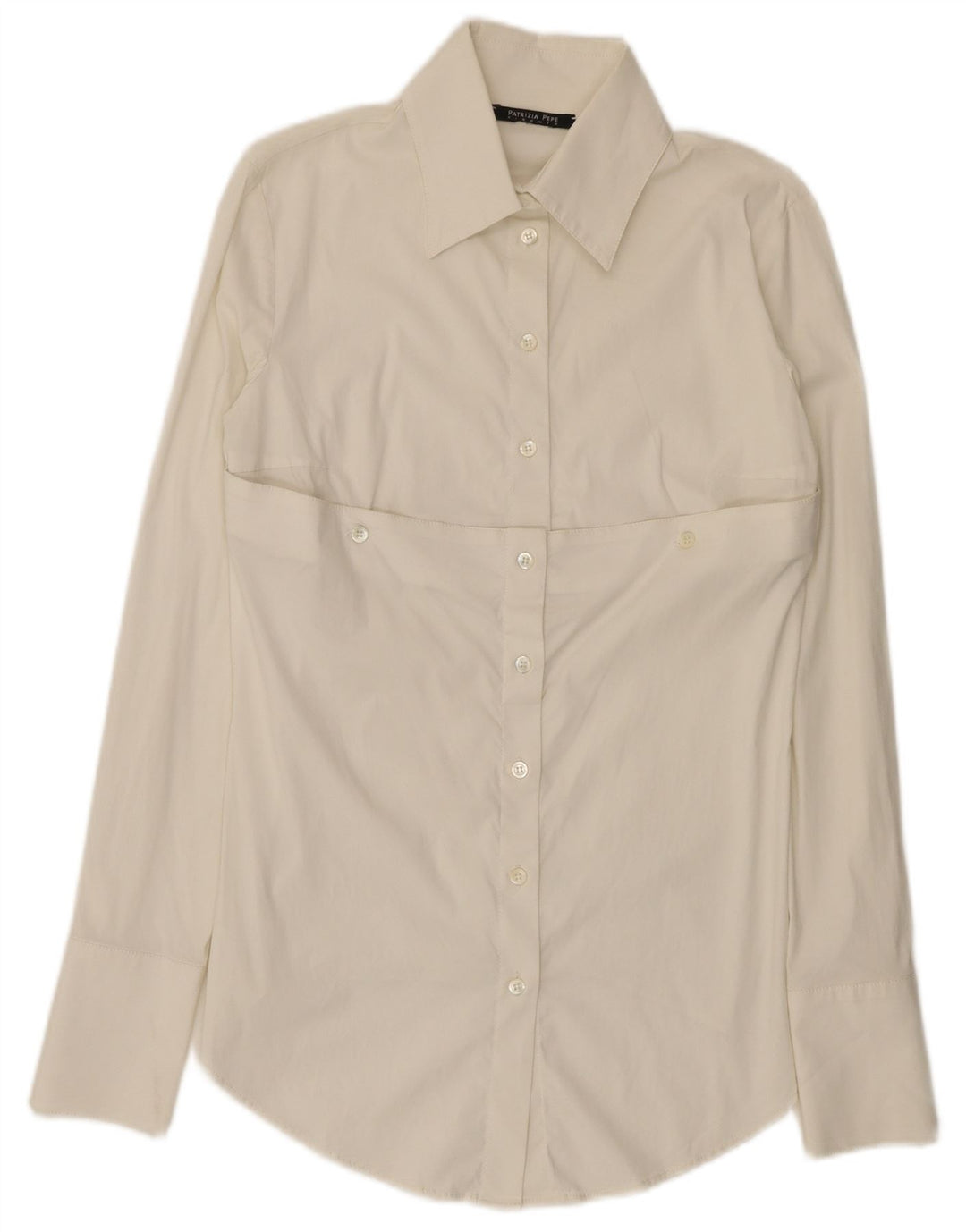 Patrizia Pepe Dameskjorte UK 12 Medium White