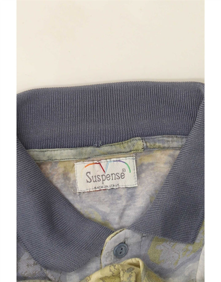 Suspense herre poloshirt stor flerfarvet geometrisk