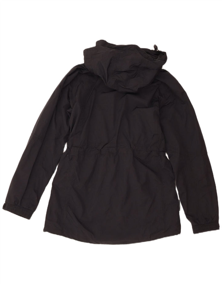 Mountain Warehouse Dame Regnjakke med hætte UK 14 Stor sort nylon