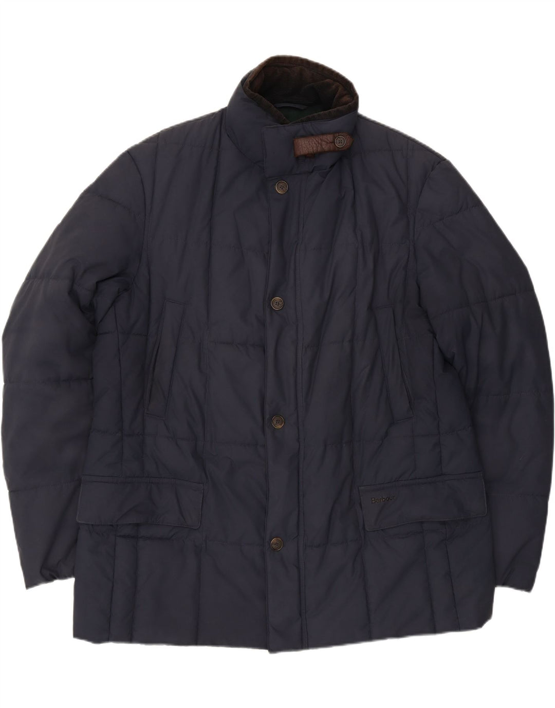 Barbour Polstret jakke til mænd UK 42 XL marineblå polyester
