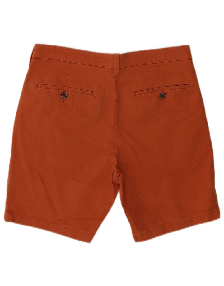 Marks & Spencer Herre Chino Shorts W30 Medium Orange Bomuld