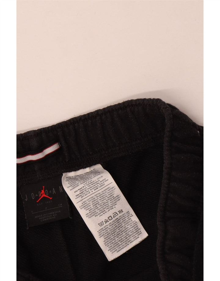 JORDAN Grafiske sportsshorts til mænd Små sorte bomuld