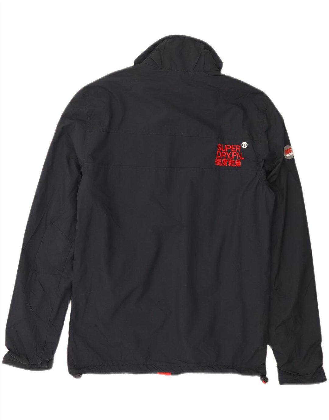 SUPERDRY Herre The Windhiker Windbreaker Jacket UK 36 Small Navy Blue