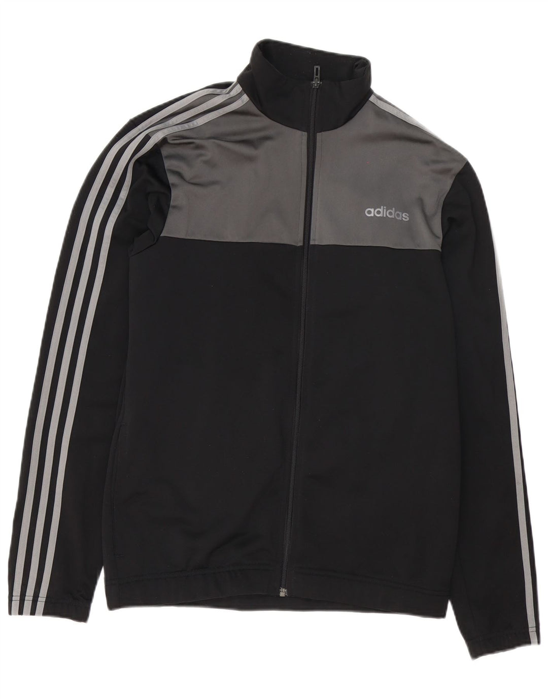 Adidas Træningsdragt til mænd Topjakke UK 40/42 Medium Sort Colourblock