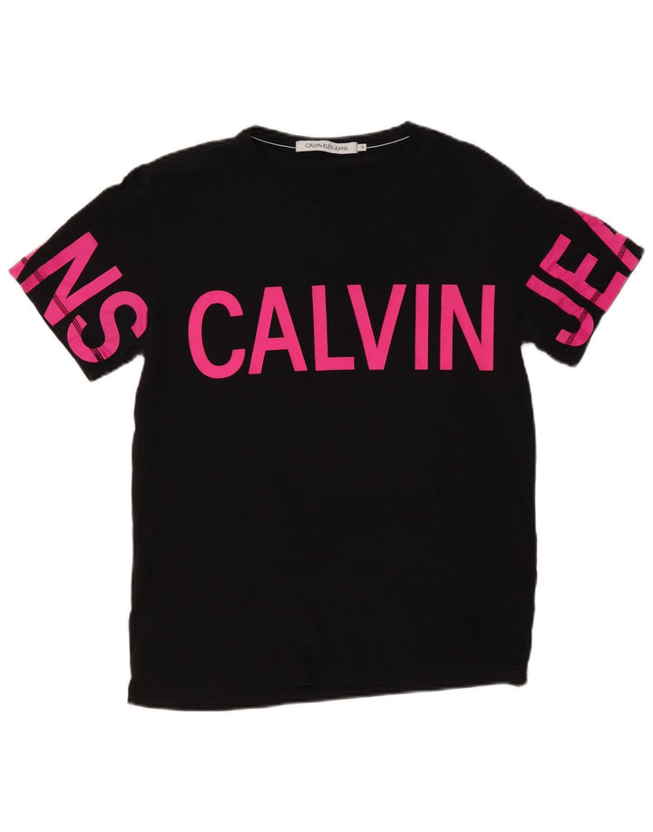 Calvin Klein Jeans Herre grafisk lille sort bomuld