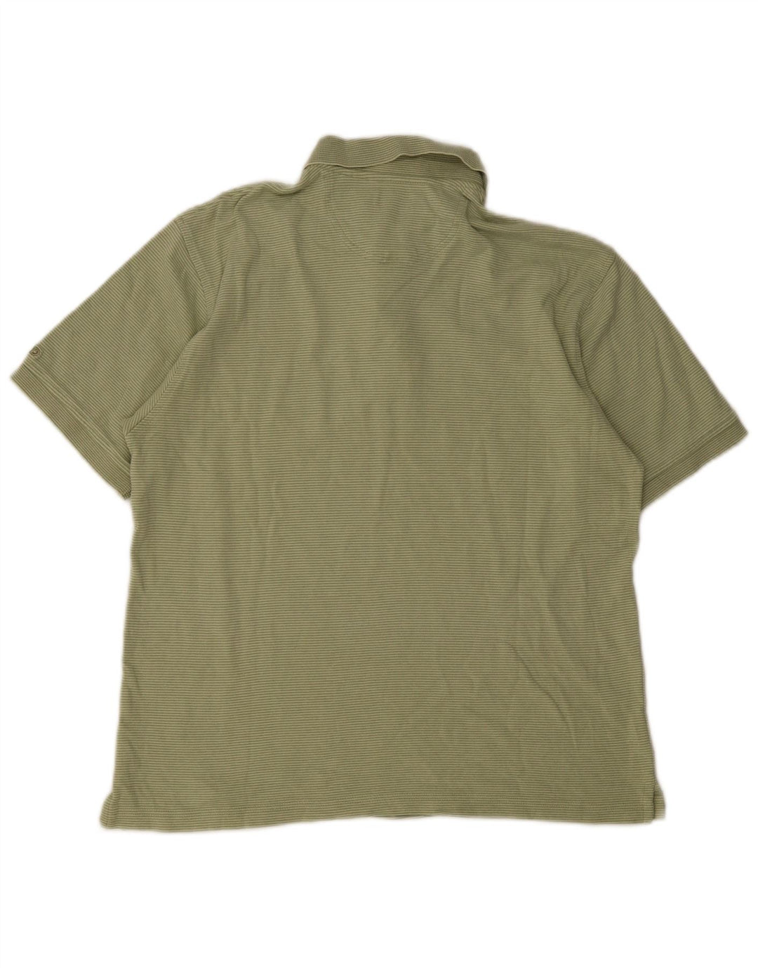 Izod Polo Shirt til mænd Medium Grøn nålestribet bomuld