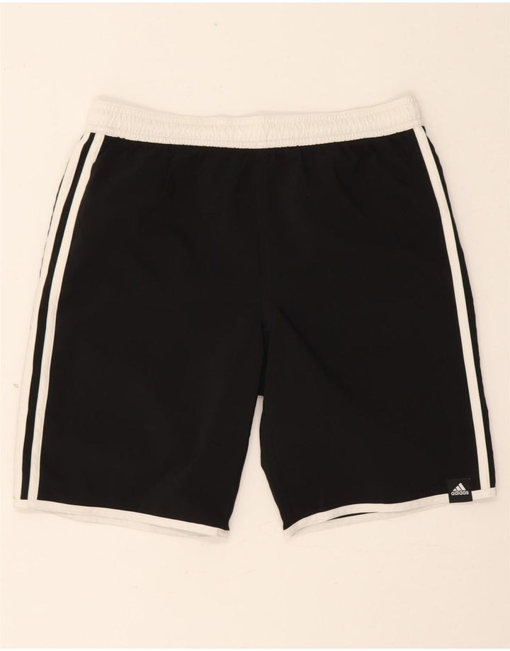 Adidas Boys Sports Shorts 13-14 år Sort Colourblock Polyester