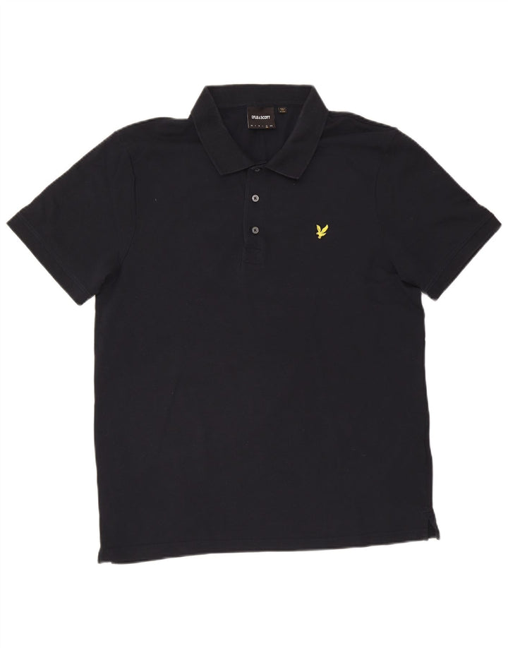 Lyle & Scott herre poloshirt XL marineblå bomuld
