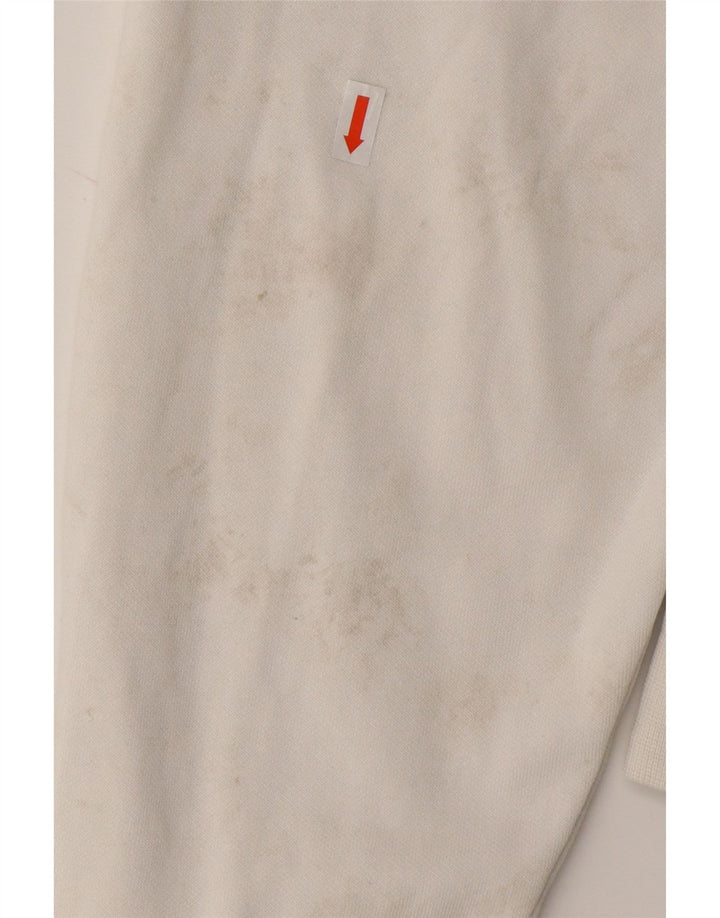 NIKE Mens Hoodie Jumper Medium White Cotton Vintage Nike and Second-Hand Nike from Messina Hembry 