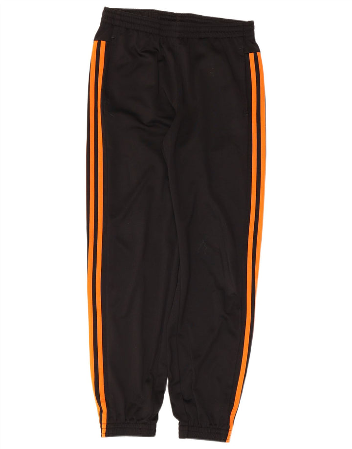 Adidas Drenge Træningsdragt Bukser Joggers 13-14 År Sort Polyester