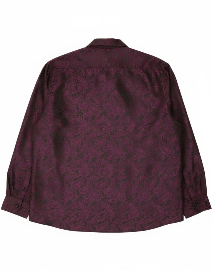 Hi-Tie Herreskjorte 2XL Lilla Paisley Polyester