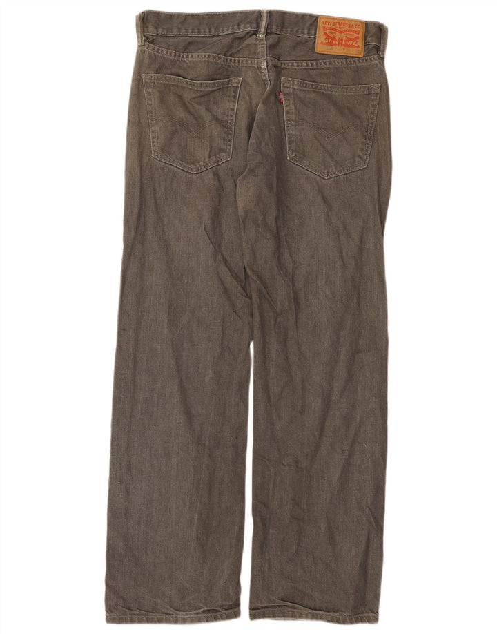 Levi's Mens 559 Relaxed Fit Straight Jeans W32 L32 Grå