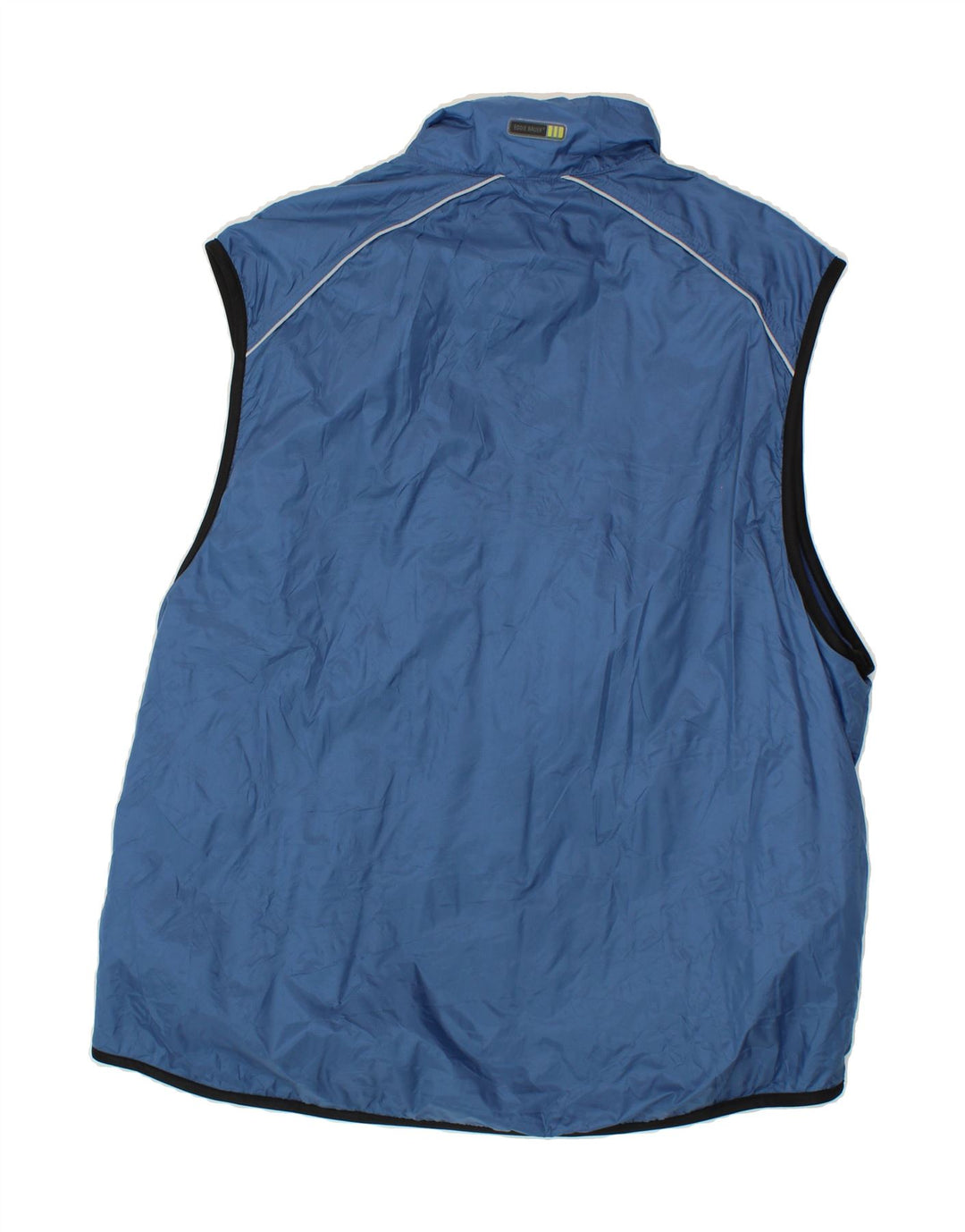 EDDIE BAUER Mens Gilet UK 40 Large Blue Nylon Vintage Eddie Bauer and Second-Hand Eddie Bauer from Messina Hembry 