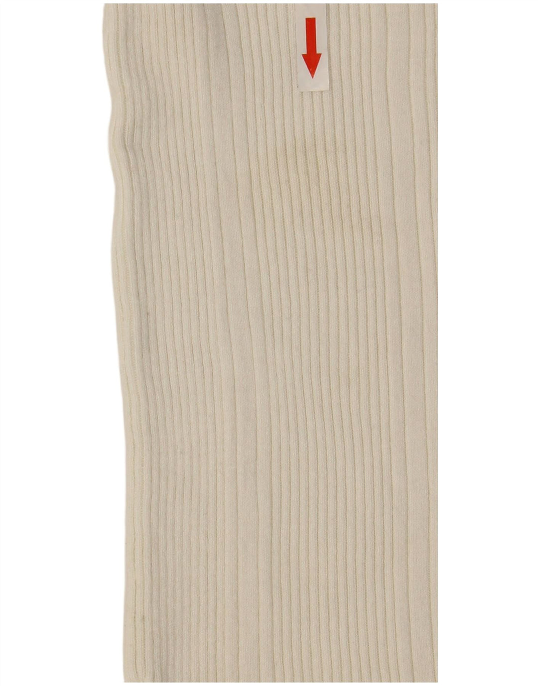 Marks & Spencer langærmet polotrøje til kvinder UK 10 Small White Viscose