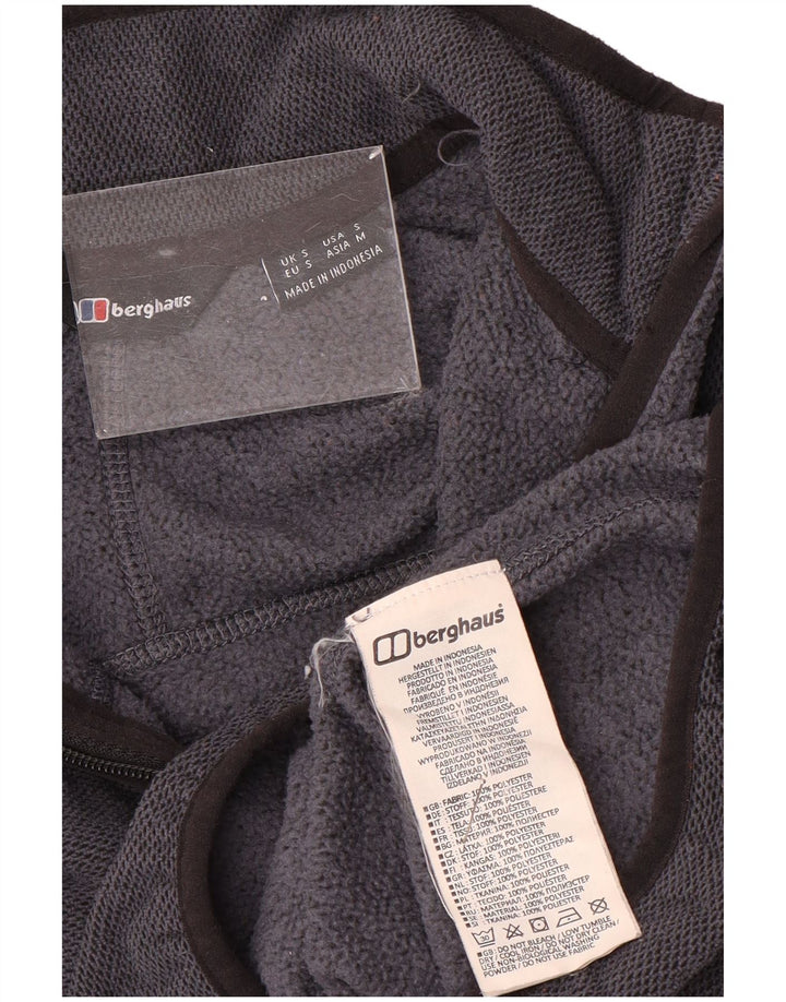 BERGHAUS Sweatshirt med lynlås til mænd, lille grå polyester