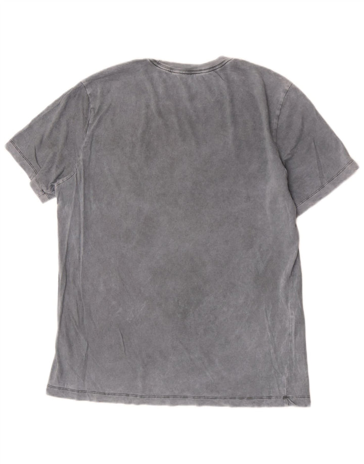 Nike Herre T-shirt Top Stor Grå Tie Dye Bomuld
