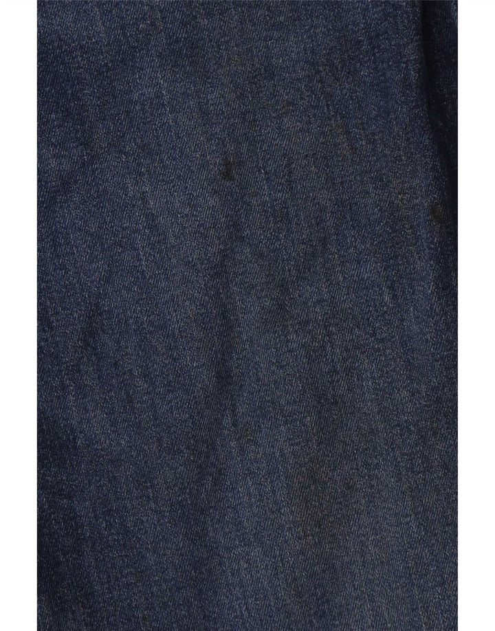 Levi's Herre 505 Straight Jeans W38 L32 Marineblå Bomuld