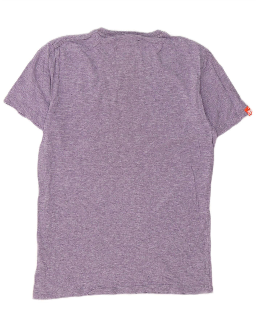 SUPERDRY Herre T-Shirt Top Medium Lilla Bomuld