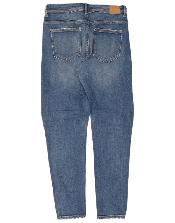 Zara Dame Slim Jeans EU 38 Small W28 L27 Blå
