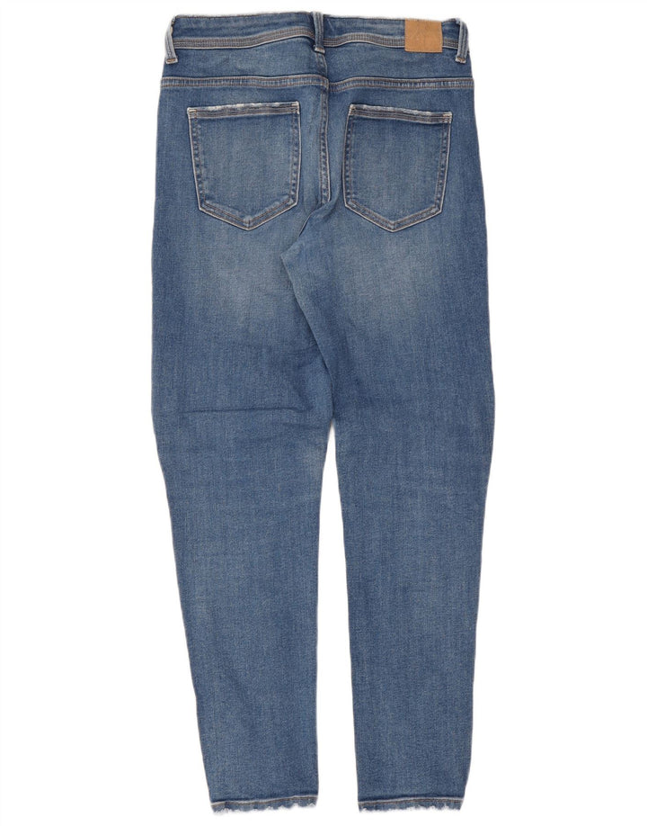 Zara Dame Slim Jeans EU 38 Small W28 L27 Blå