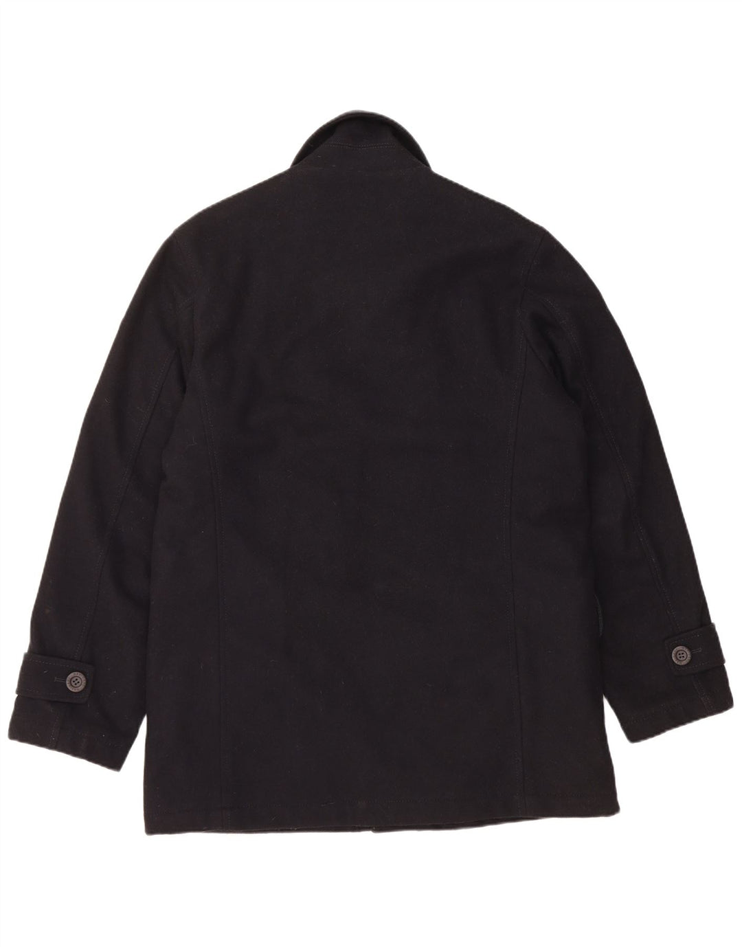 NAVIGARE Overfrakke til mænd UK 38 Medium Sort Uld