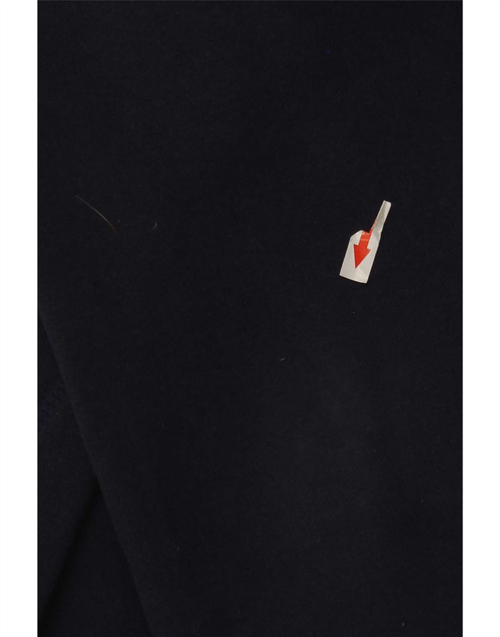 Zara Sweatshirt med lynlås til mænd, medium marineblå polyester