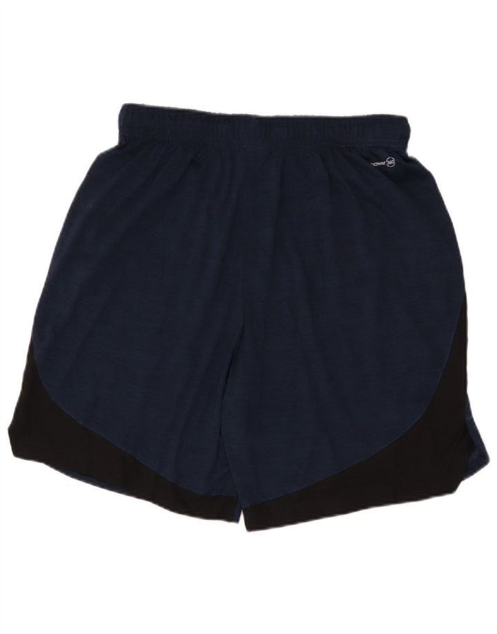 Russell Athletic Herre Sportshorts Medium Navy Blue Colourblock Polyester